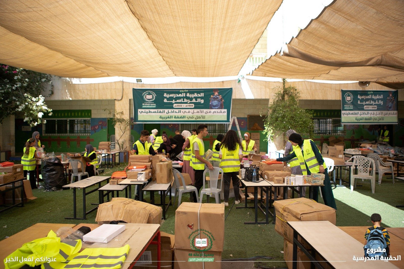 الإغاثة48 تجهّز 5000 حقيبة مدرسية بقرطاسيتها لتوزيعها على الطلاب المحتاجين في الضفة-5