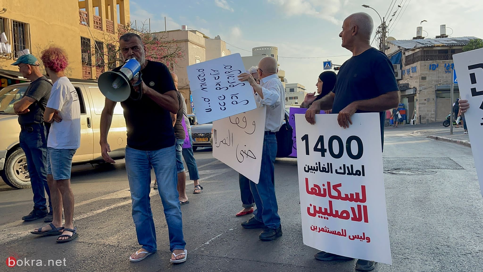 تظاهرة في يافا احتجاجا على مخطط لتهجير عدد من سكانها العرب-2