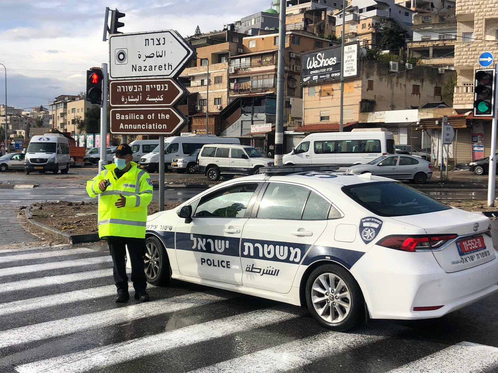 تشديدات شرطية وتقييدات جادة بعد اعلان الناصرة حمراء واغلاقها-5