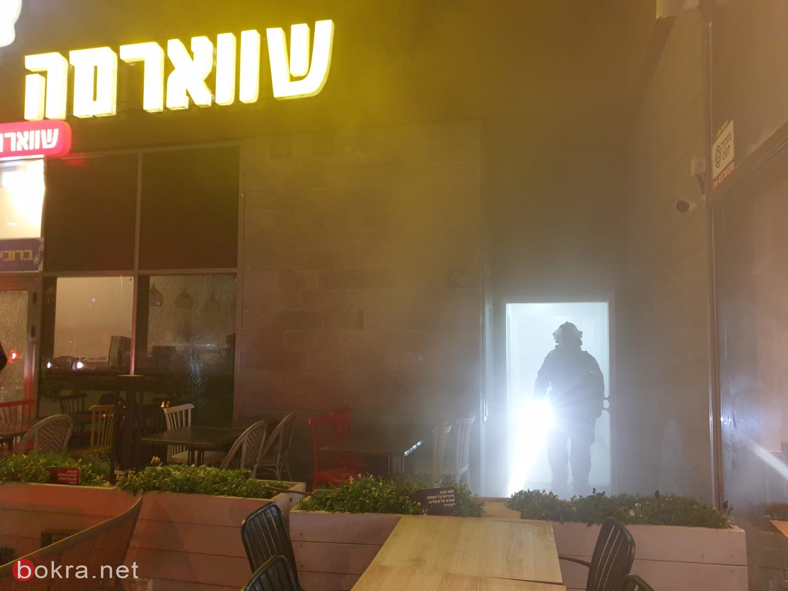 اندلاع حريق في مجمّع للمطاعم عند مفرق عميعاد في الشمال-1
