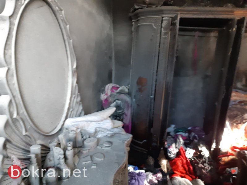 كارثة في حورة .. حريق في منزل بسبب مدفأة وإصابة 3 طفلات وأمهن!-3