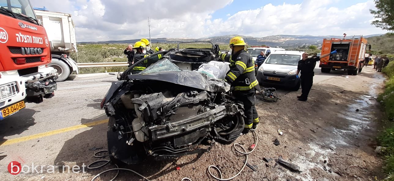 مصرع اسامة الخفش(55 عاما) جراء حادث طرق بين اريئيل لتبوح بالضفة الغربية.-0