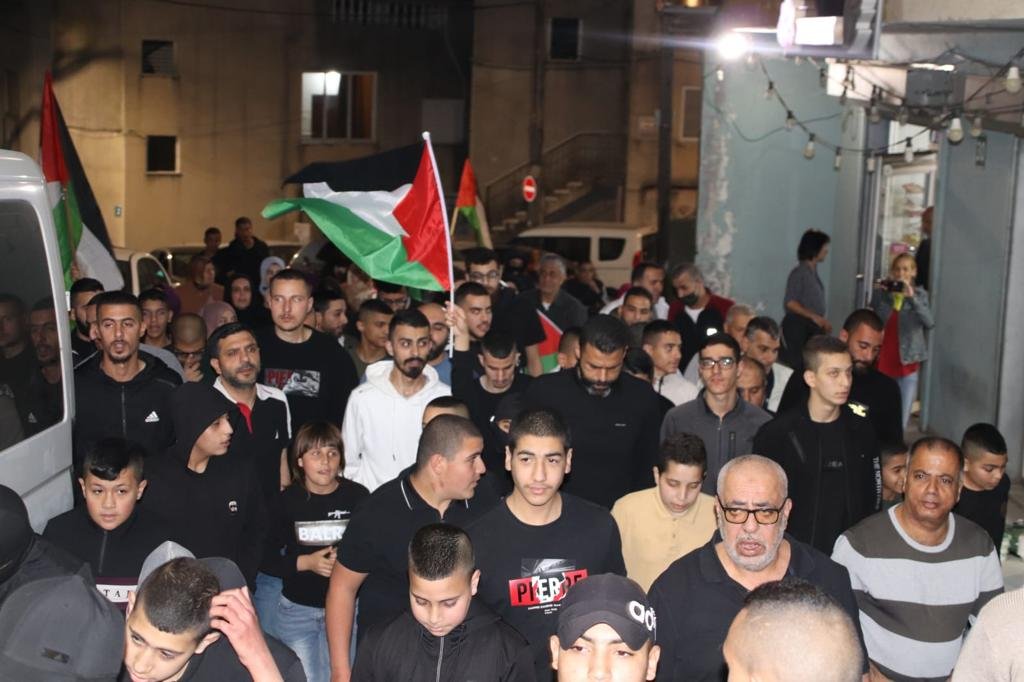 تواجد مكثّف للشرطة: انطلاق مسيرة ام الفحم تضامنًا مع القدس والأقصى-5