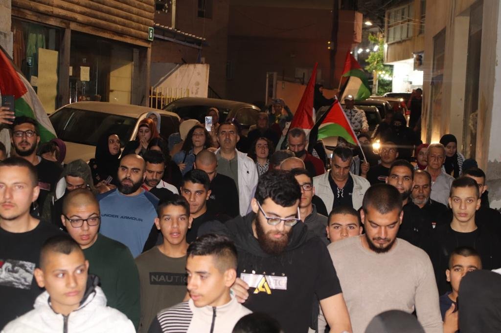 تواجد مكثّف للشرطة: انطلاق مسيرة ام الفحم تضامنًا مع القدس والأقصى-7