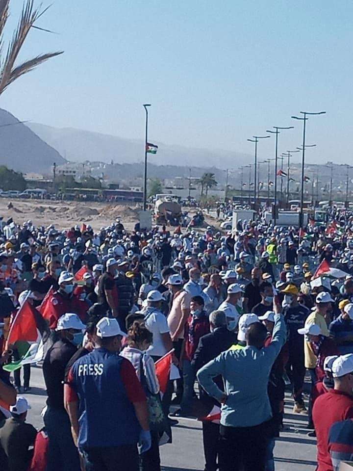الآلاف يشاركون في المهرجان الوطني في أريحا رفضا لخطة الضم-10