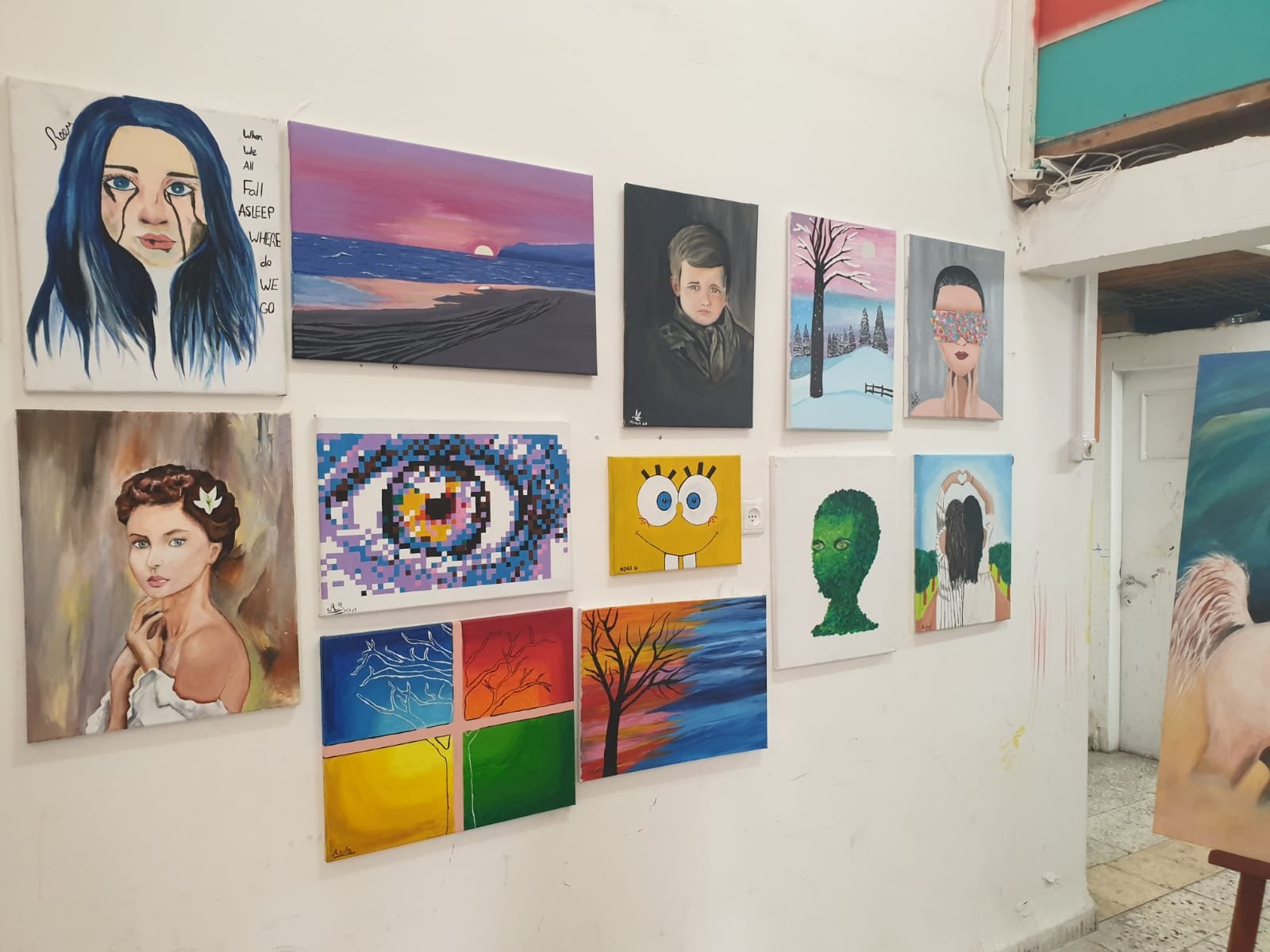 'المرسم' .. مركز لتطوير المهارات والثقافة الفنية في يافة الناصرة بإدارة الفنان جابر عباس-0