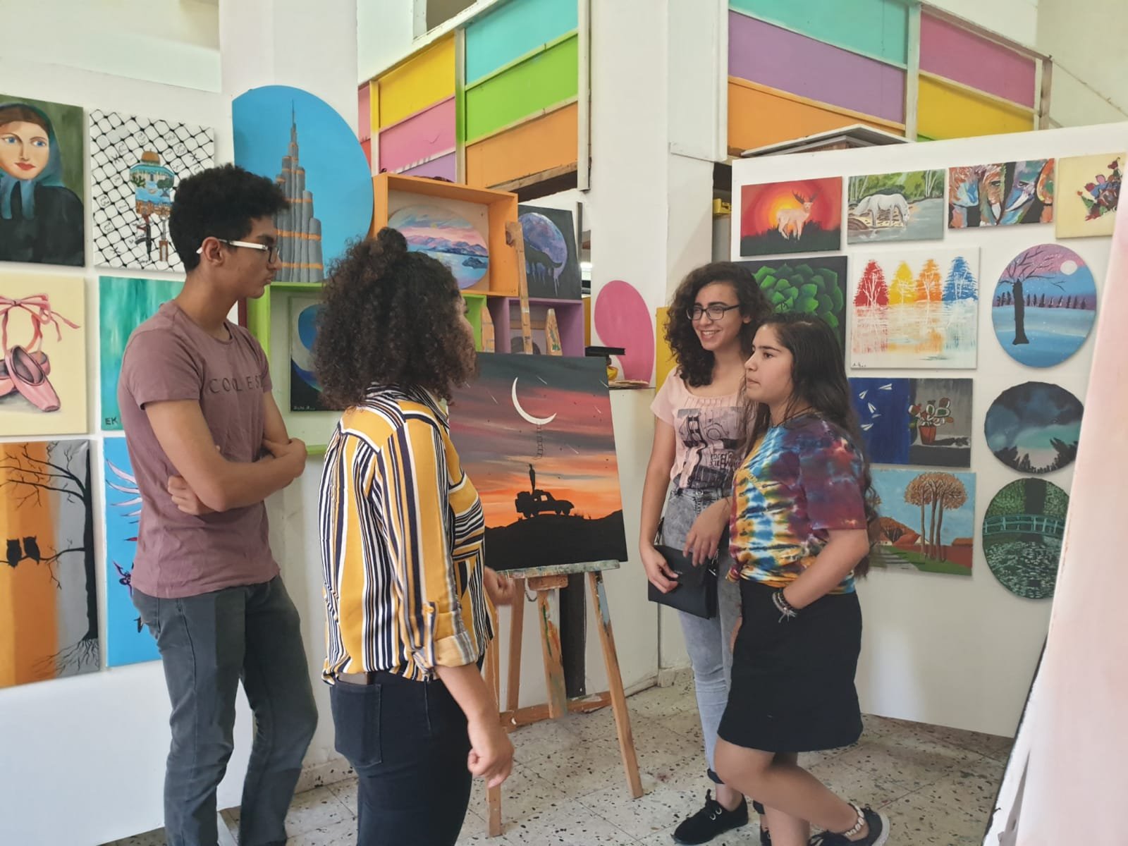 'المرسم' .. مركز لتطوير المهارات والثقافة الفنية في يافة الناصرة بإدارة الفنان جابر عباس-2
