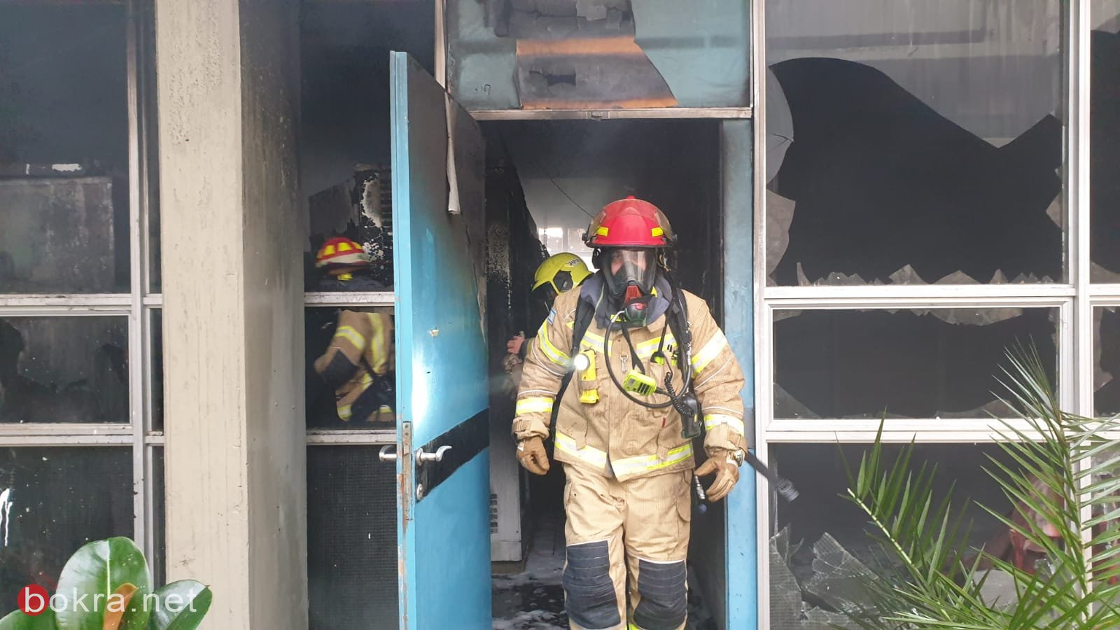اندلاع حريق كبير داخل مدرسة في القدس-3