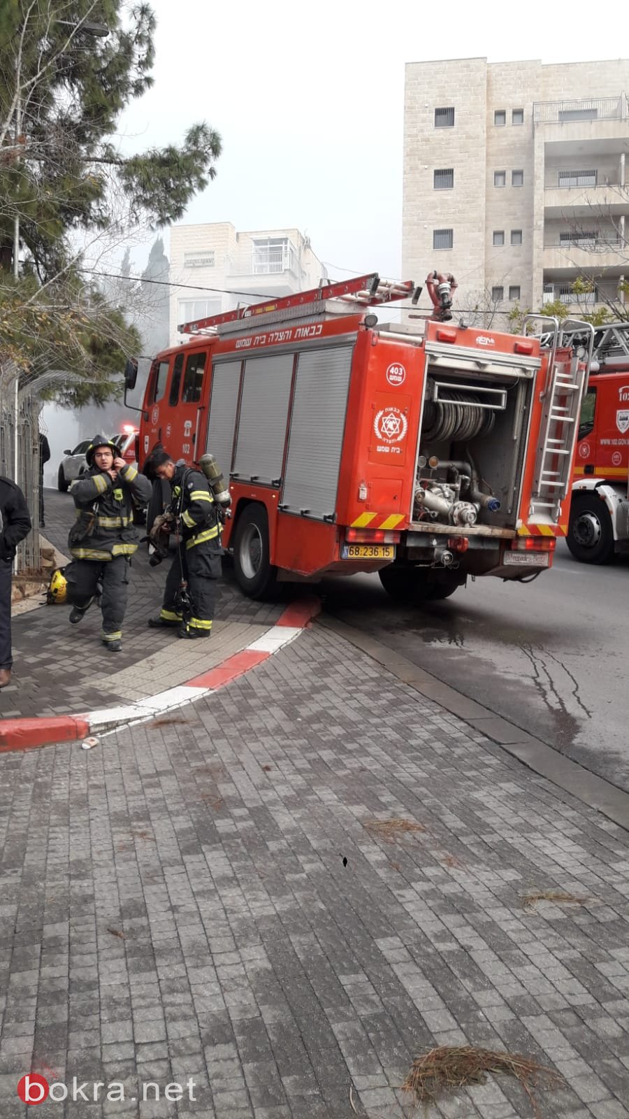 اندلاع حريق كبير داخل مدرسة في القدس-6