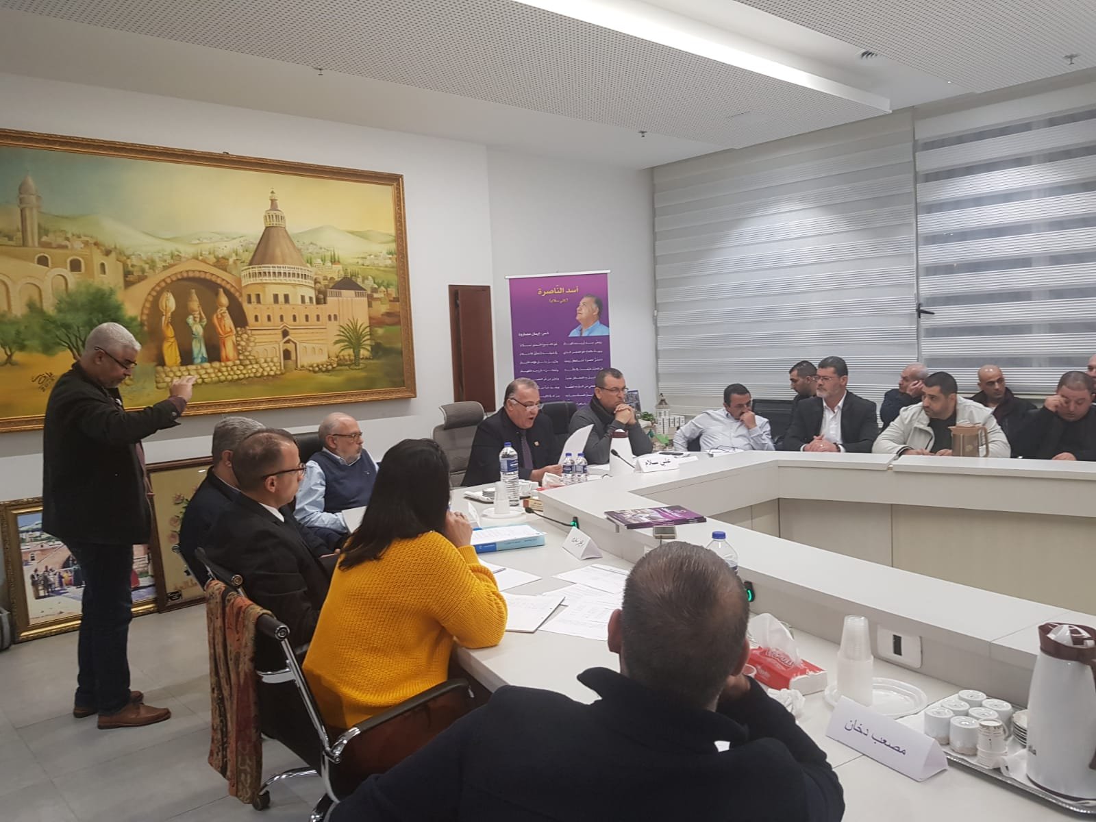 بلدية الناصرة تعقد جلستها الأولى وتصوّت على تعيين النواب-4