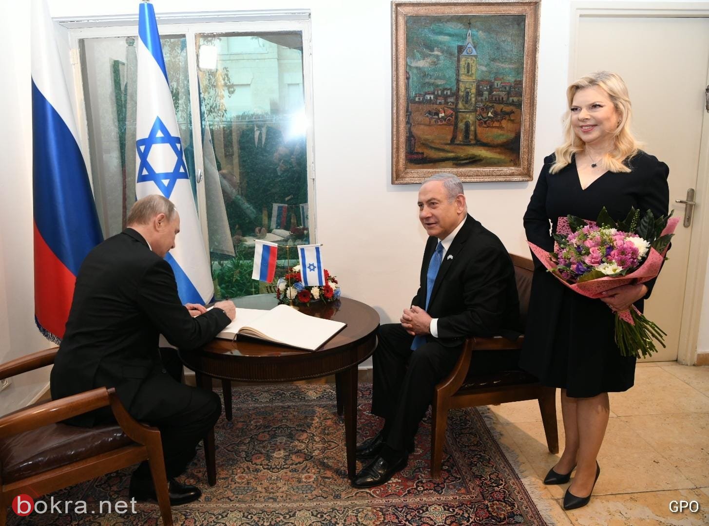 بوتين يلتقي بنتنياهو في القدس ويطمئن والدة الشابة الاسرائيلية المسجونة في روسيا-1