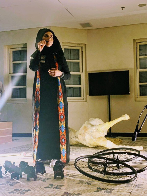 عائشة عرار، ابنة جلجولية، تشارك في معرض الفنانين المتميّزين لصندوق ادموند دي روتشيلد في تل أبيب-0