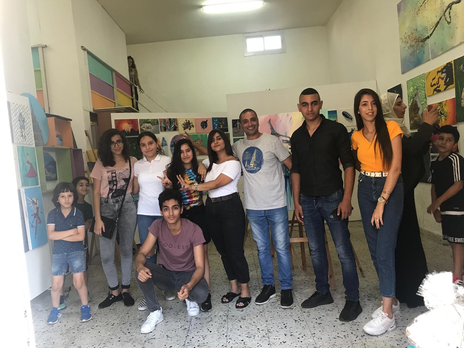 يافة الناصرة: افتتاح معرض للفن التشكيلي بمركز المرسم-22