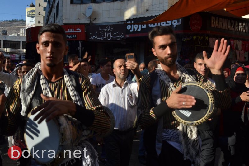 بالصور ... عرس فلسطيني وسط مدينة نابلس-21