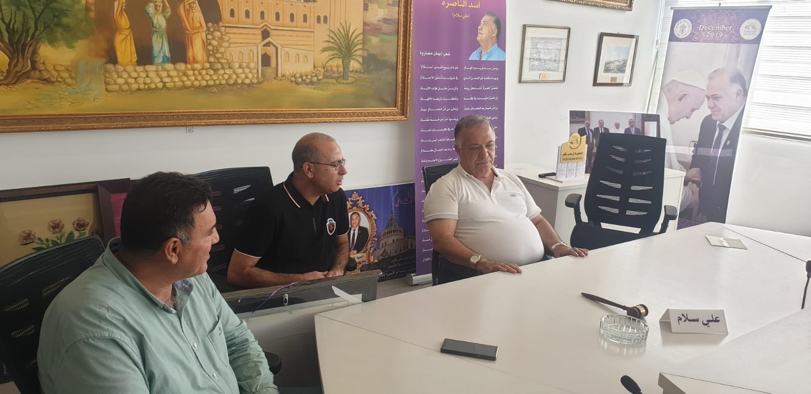 الناصرة: معلمو "عمال" ومديرها يلتقون رئيس البلدية علي سلاّم-5