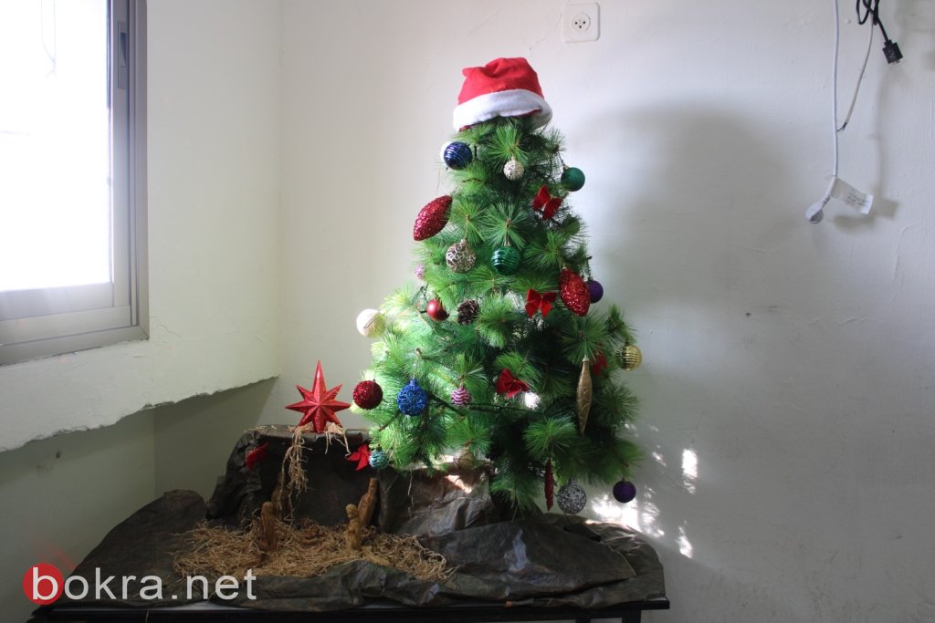المدرسة الإعدادية الحديقة (أ) يافة الناصرة تزدان بزينة وشجرة الميلاد-17