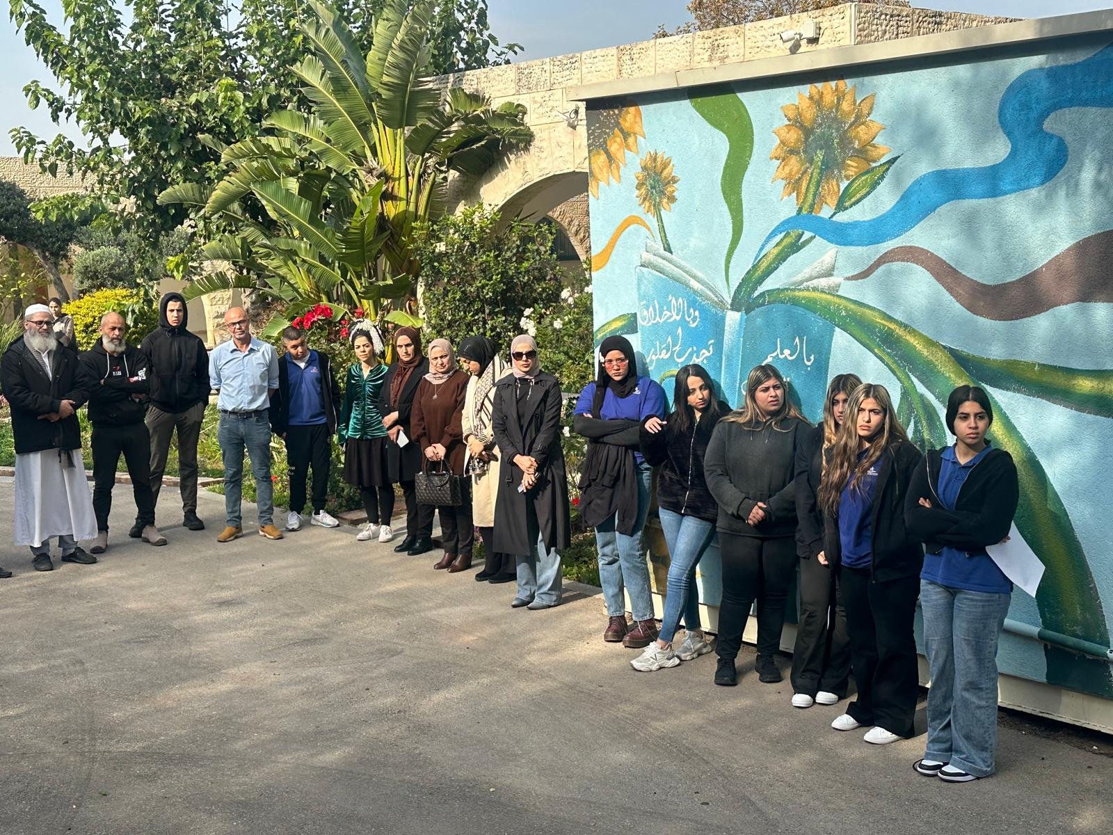 مدرسة أمجاد برانكوفايس تخلّد ذكرى محمد حسين مرزوق، ضحية العنف، بافتتاح حديقة تربوية تحمل اسمه-1