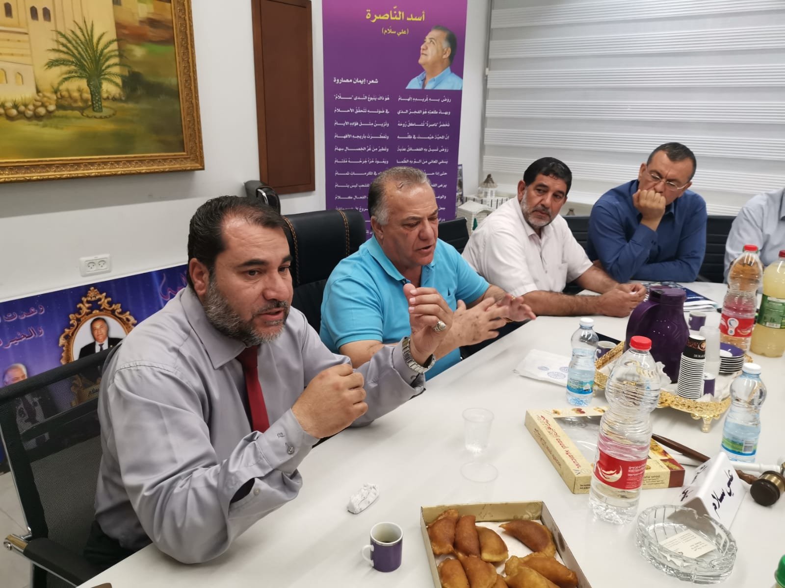 رئيس بلديّة الناصرة السيّد علي سلّام يلتقي الأئمة ورجال الدّين في رمضان-3