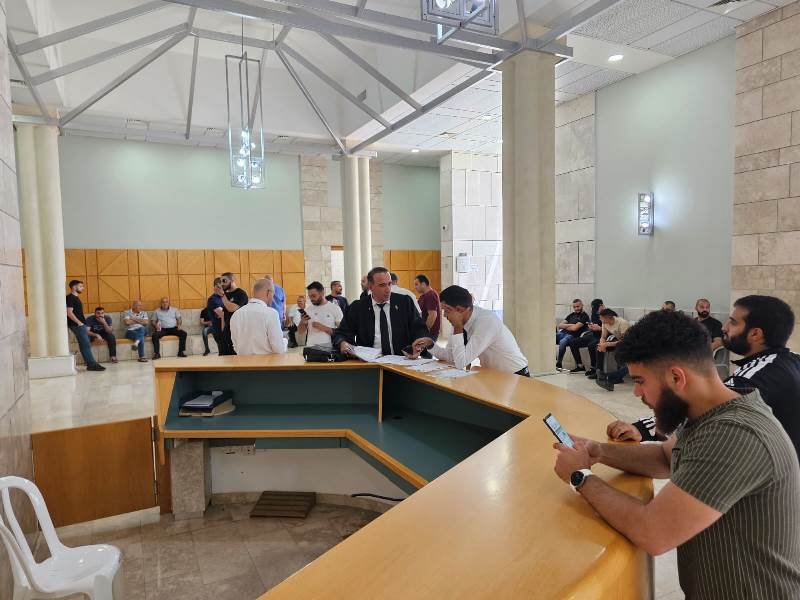بدء جلسة استئناف معتقلي صندلة ومقيبلة اثر احداث جريمة مقتل ديار العمري-4