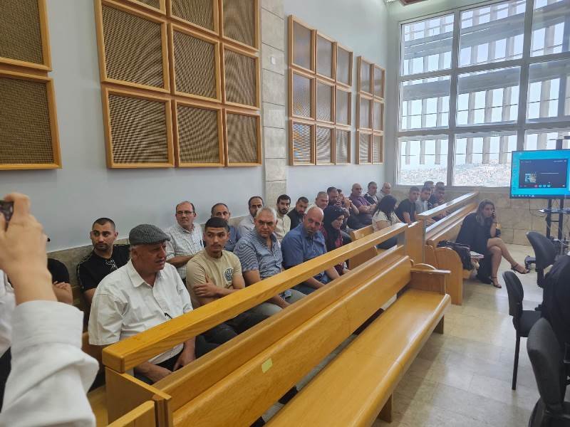 بدء جلسة استئناف معتقلي صندلة ومقيبلة اثر احداث جريمة مقتل ديار العمري-12