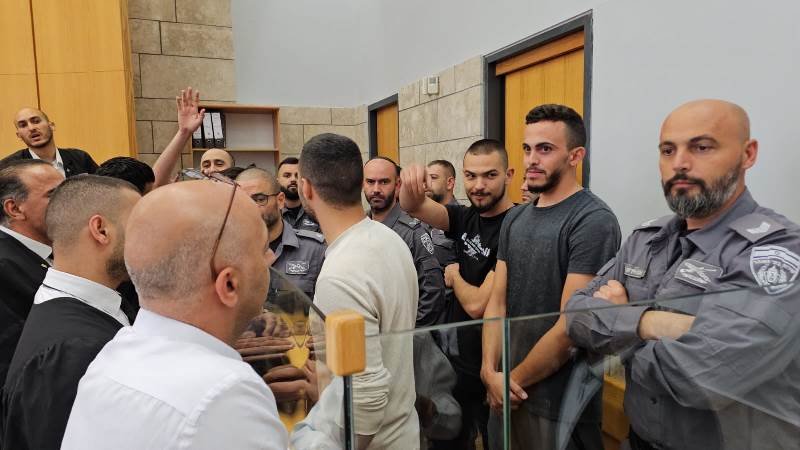 بدء جلسة استئناف معتقلي صندلة ومقيبلة اثر احداث جريمة مقتل ديار العمري-14