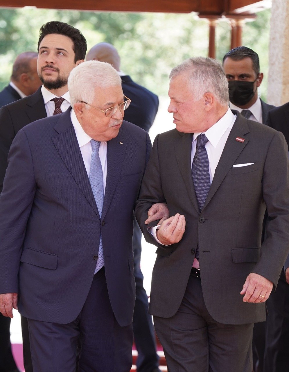 تفاصيل اجتماع الرئيس عباس مع الملك الأردني في عمان-2