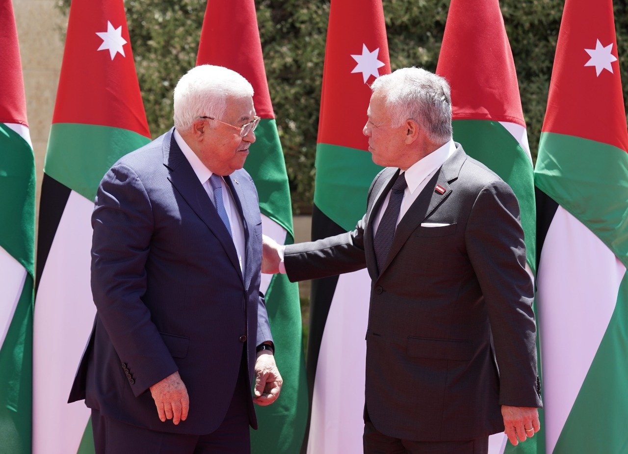 تفاصيل اجتماع الرئيس عباس مع الملك الأردني في عمان-8