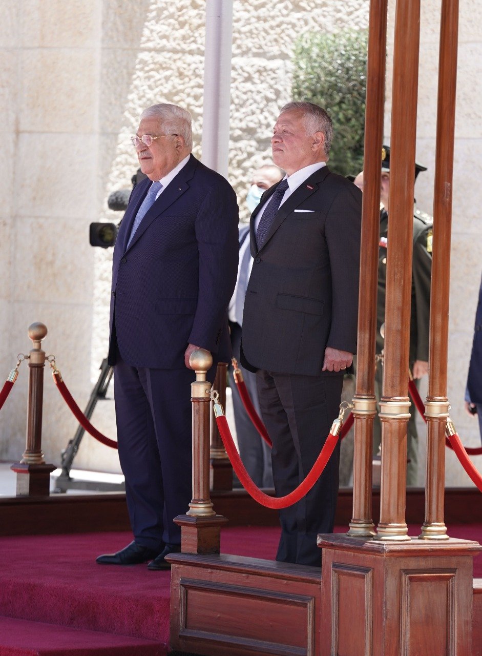 تفاصيل اجتماع الرئيس عباس مع الملك الأردني في عمان-12