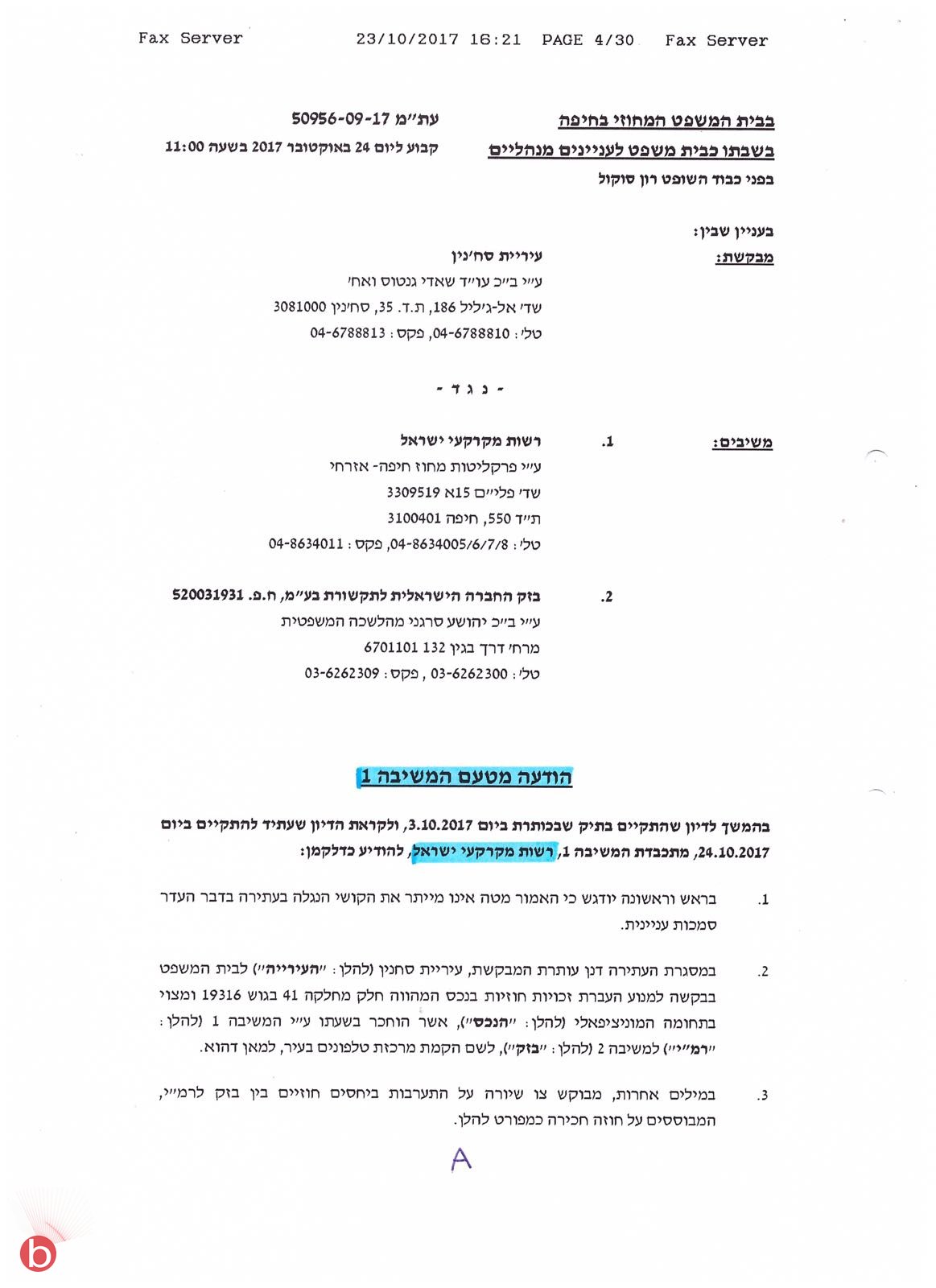 سخنين: "بيزك للبيع"  المحكمة توقف صفقة بيع أرض بيزك وتعيد القرار للمنهال-3