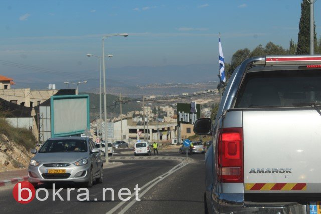 الشرطة تتسبب باختناقات مرورية في محيط الناصرة.. لكن الدخول للمدينة والخروج منها ممكن ومستمر-3