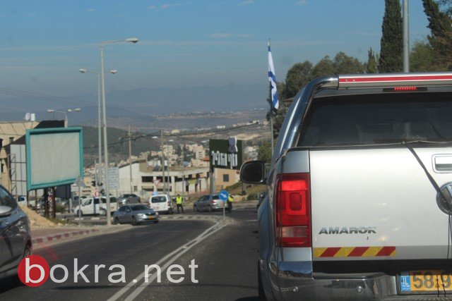 الشرطة تتسبب باختناقات مرورية في محيط الناصرة.. لكن الدخول للمدينة والخروج منها ممكن ومستمر-8