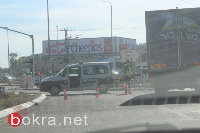 الشرطة تتسبب باختناقات مرورية في محيط الناصرة.. لكن الدخول للمدينة والخروج منها ممكن ومستمر-20