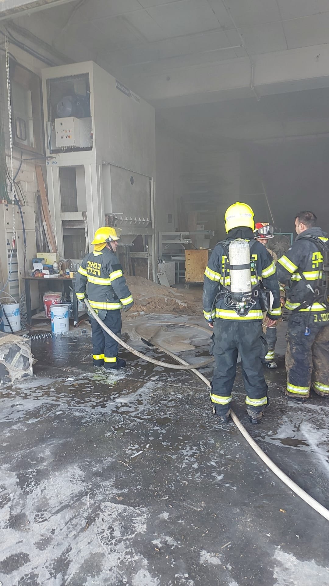 انفجار داخل مصنع قرب بيت شيمش و7 مصابين-2