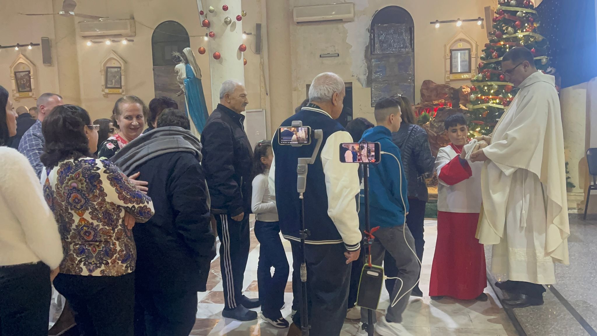 جانب من إحياء عيد الميلاد المجيد في غزة-7