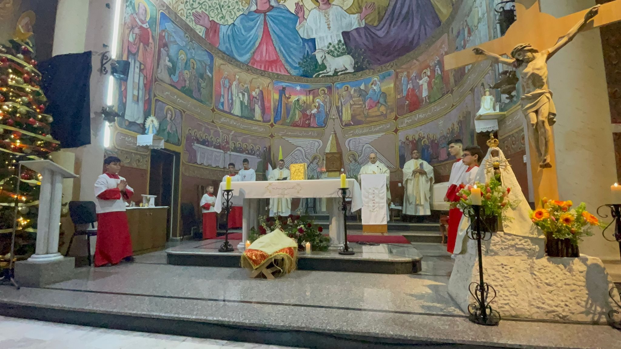 جانب من إحياء عيد الميلاد المجيد في غزة-8