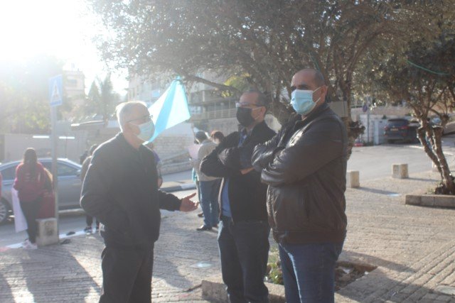 شبيبة اجيك في وقفة احتجاجية في عين الناصرة ضد العنف والجريمة-5