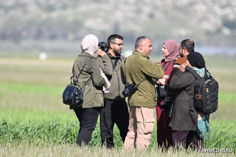محميات فلسطين ينفذ مسابقة الحجل الأسود للطيور في مرج صانور-3