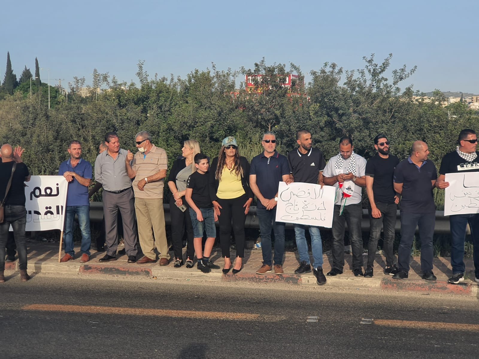 اللجان الشعبية في الجليل تنظم مظاهرة تضامنية مع أهل القدس ويافا-5