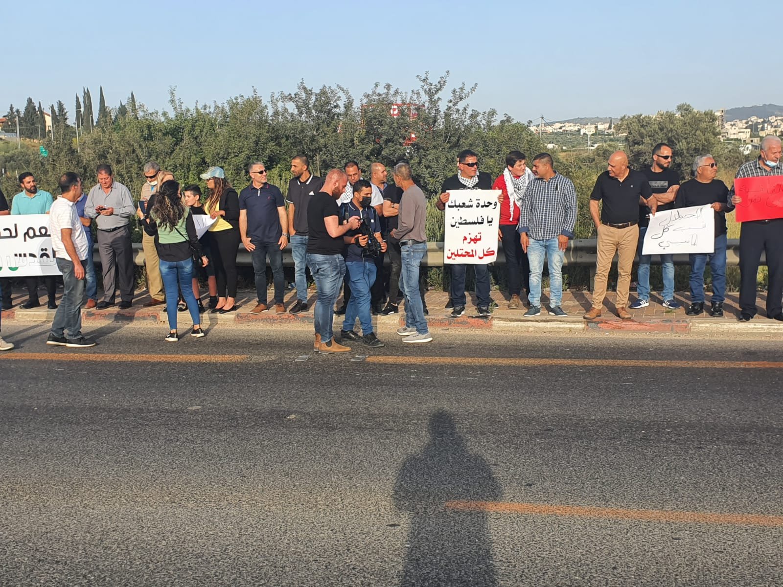اللجان الشعبية في الجليل تنظم مظاهرة تضامنية مع أهل القدس ويافا-9
