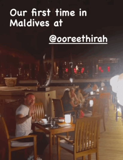 بأجواء رومنسية.. نادين نسيب نجيم تستمتع بوقتها مع خطيبها في جزر المالديف-0