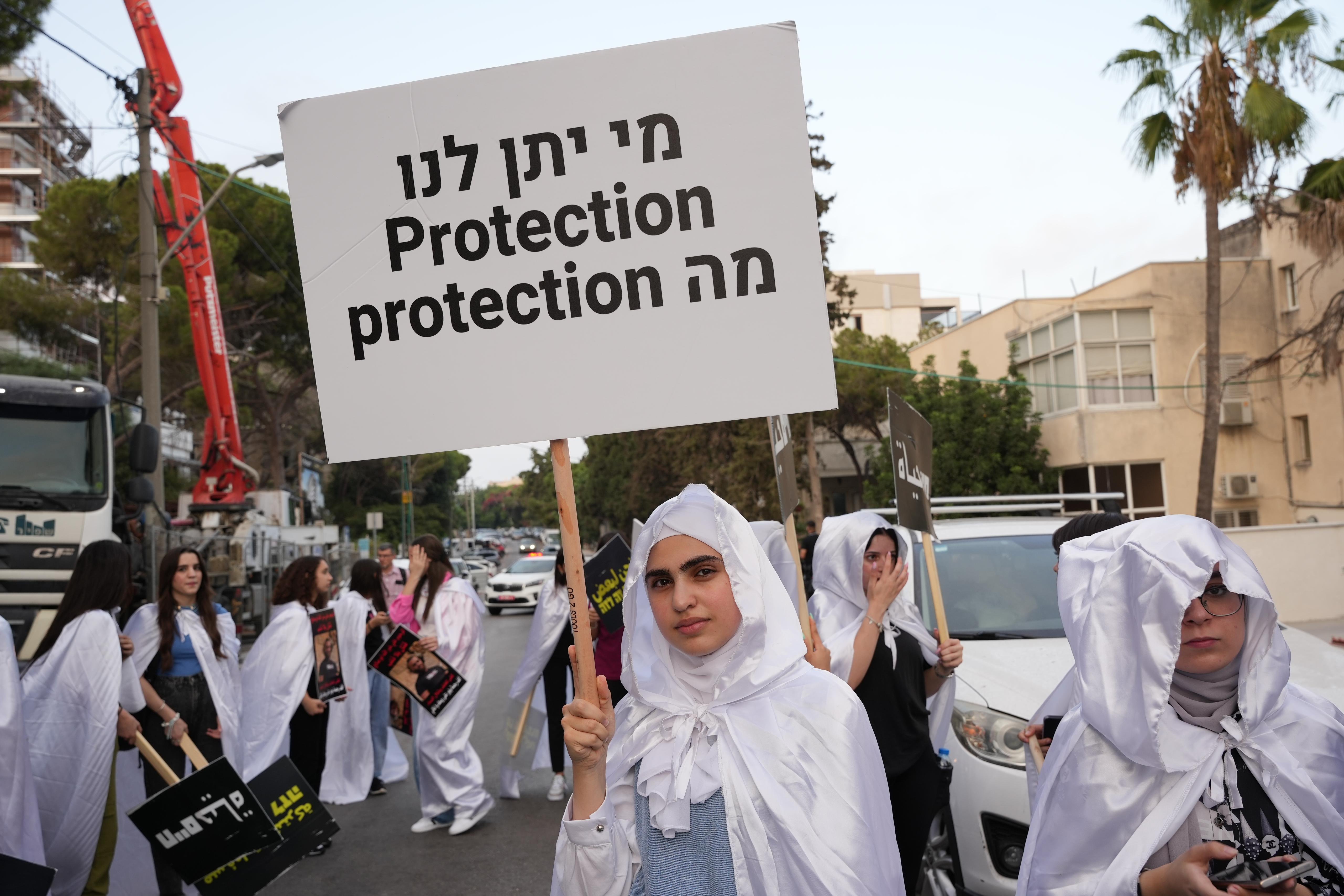 حيفا: اختتام "مسيرة الأموات"- حضور مهيب رافض للعنف والجريمة!-36