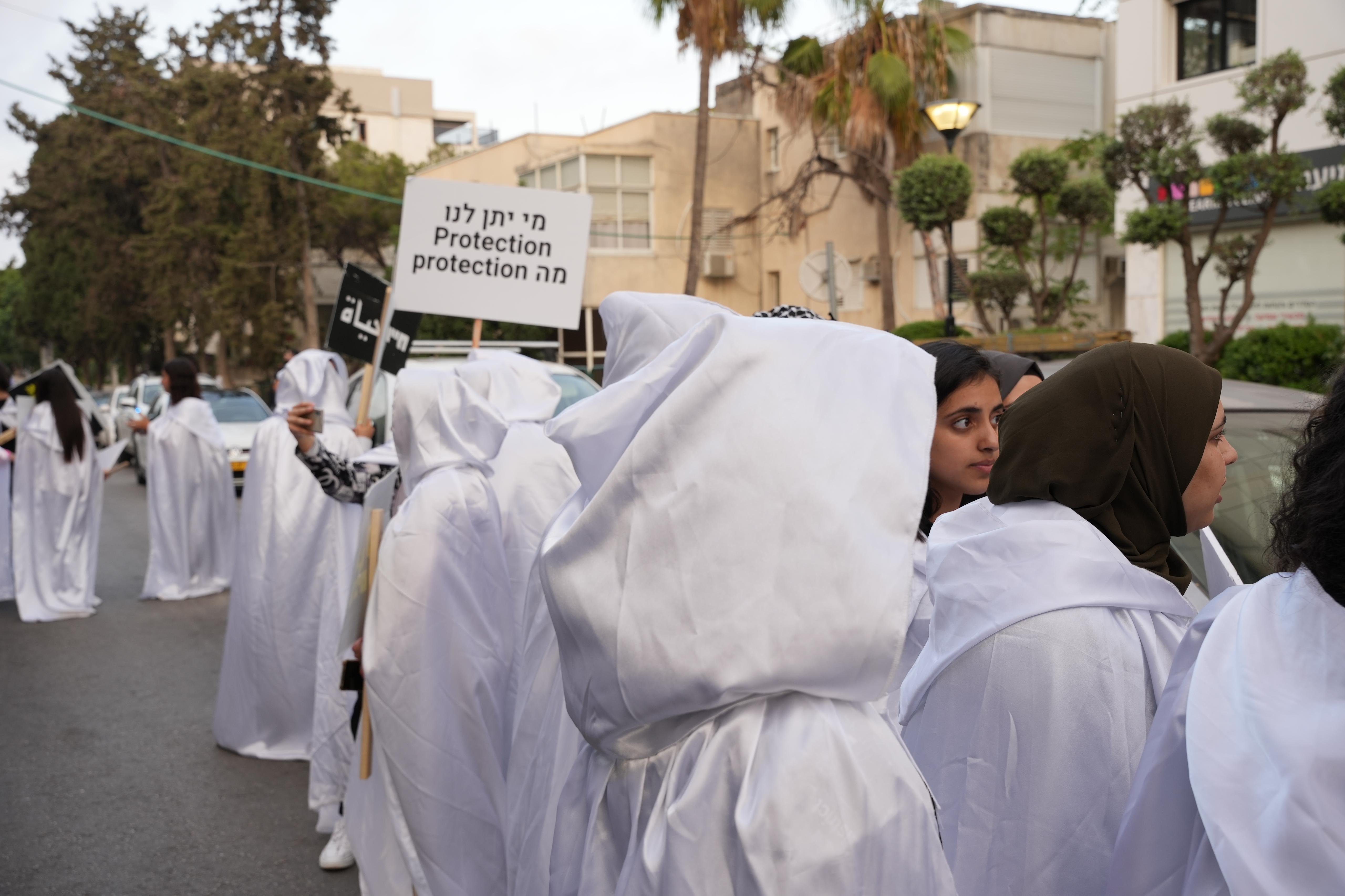 حيفا: اختتام "مسيرة الأموات"- حضور مهيب رافض للعنف والجريمة!-40