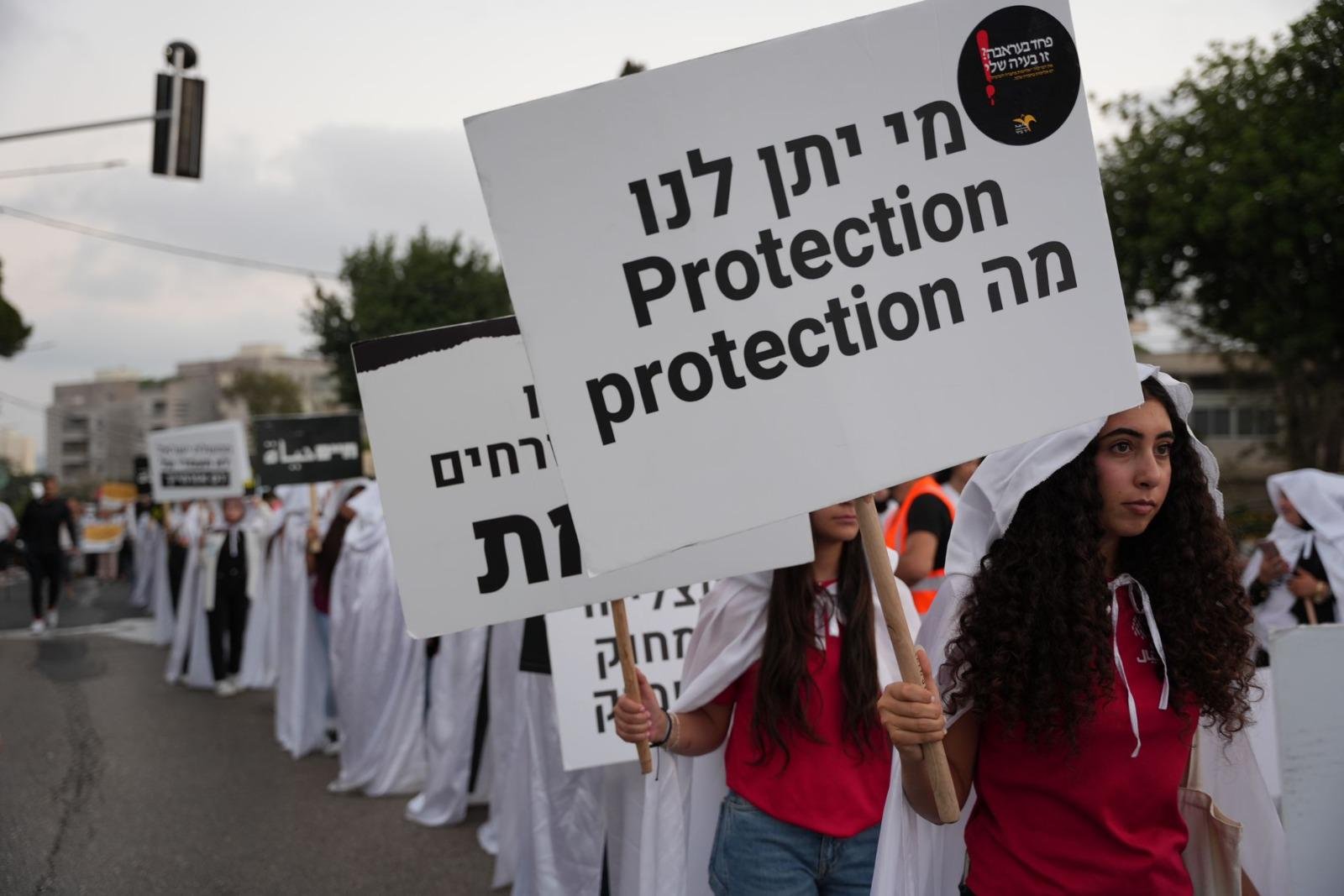 حيفا: اختتام "مسيرة الأموات"- حضور مهيب رافض للعنف والجريمة!-45