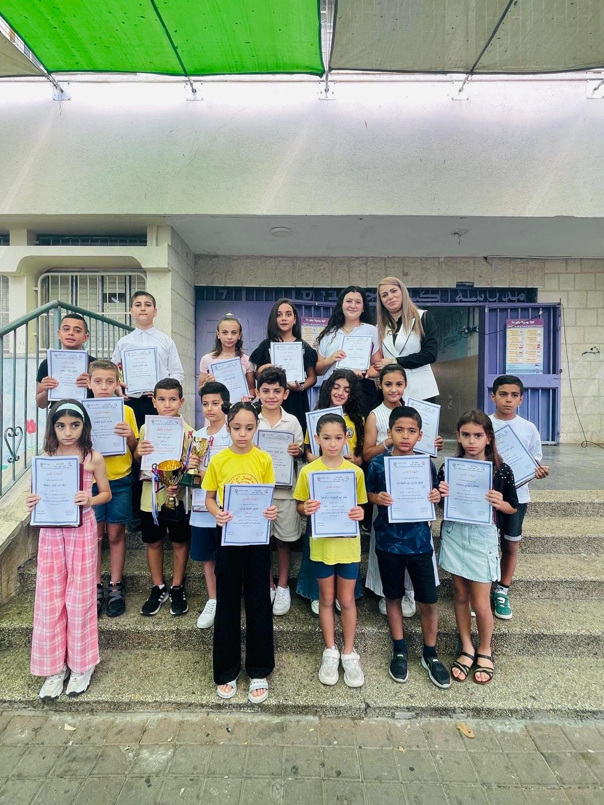 جَمعيَّة إبداع تُكرِّمُ الفائزين في مُسابقة العربية 16 بالتَّعاون مع المدارس المُشاركة-0