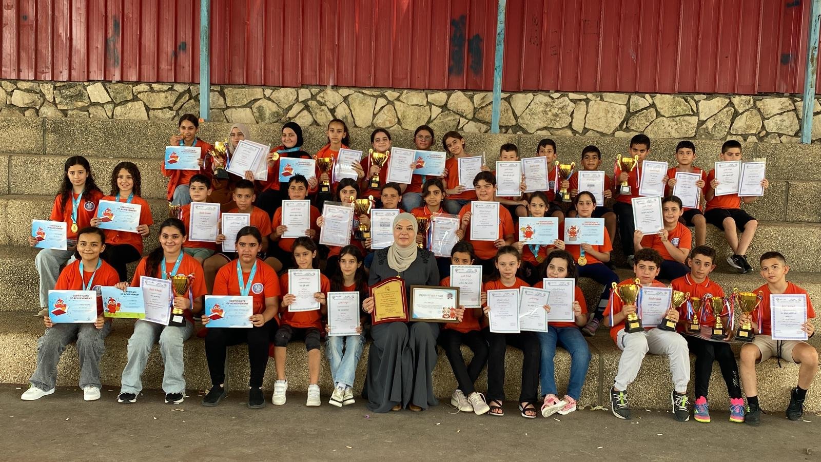 جَمعيَّة إبداع تُكرِّمُ الفائزين في مُسابقة العربية 16 بالتَّعاون مع المدارس المُشاركة-1