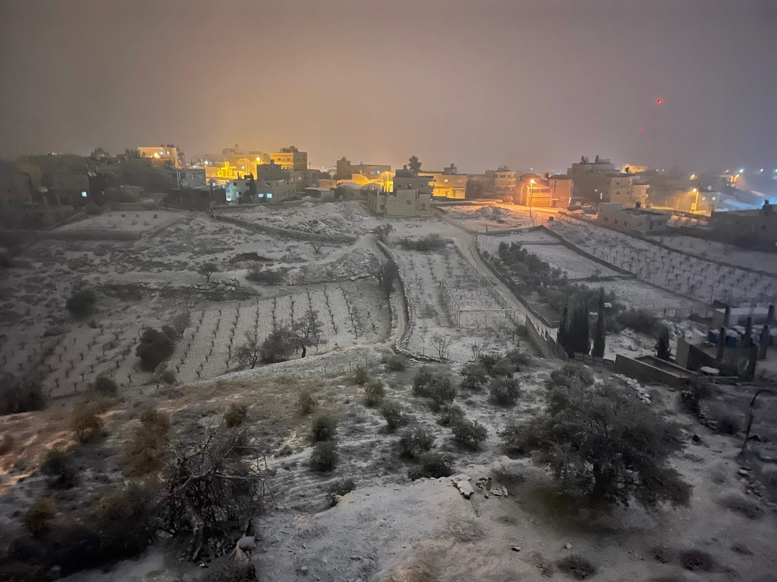 صور رائعة من القدس .. الثلوج تغطي البلدة القديمة-3