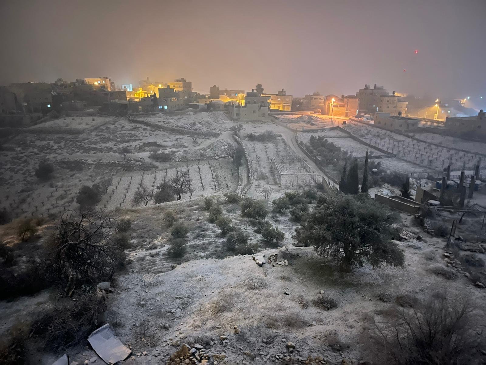 صور رائعة من القدس .. الثلوج تغطي البلدة القديمة-6