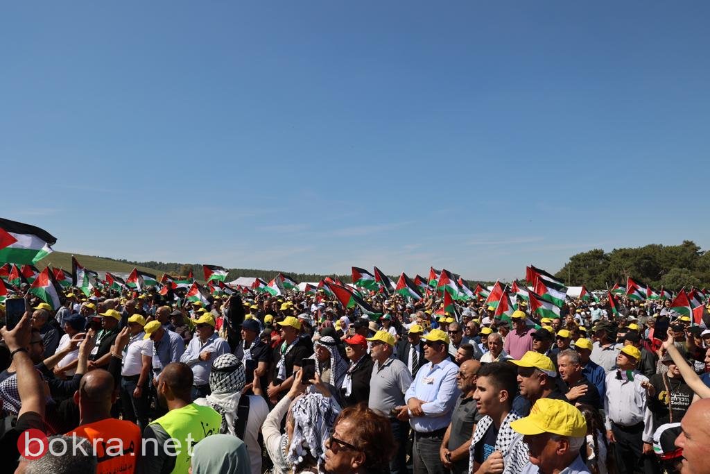 الآلاف في مسيرة العودة في اللجون المهجرة .. "لن نقبل بكرباج قامعنا بل نتحدى ونتصدى"-28