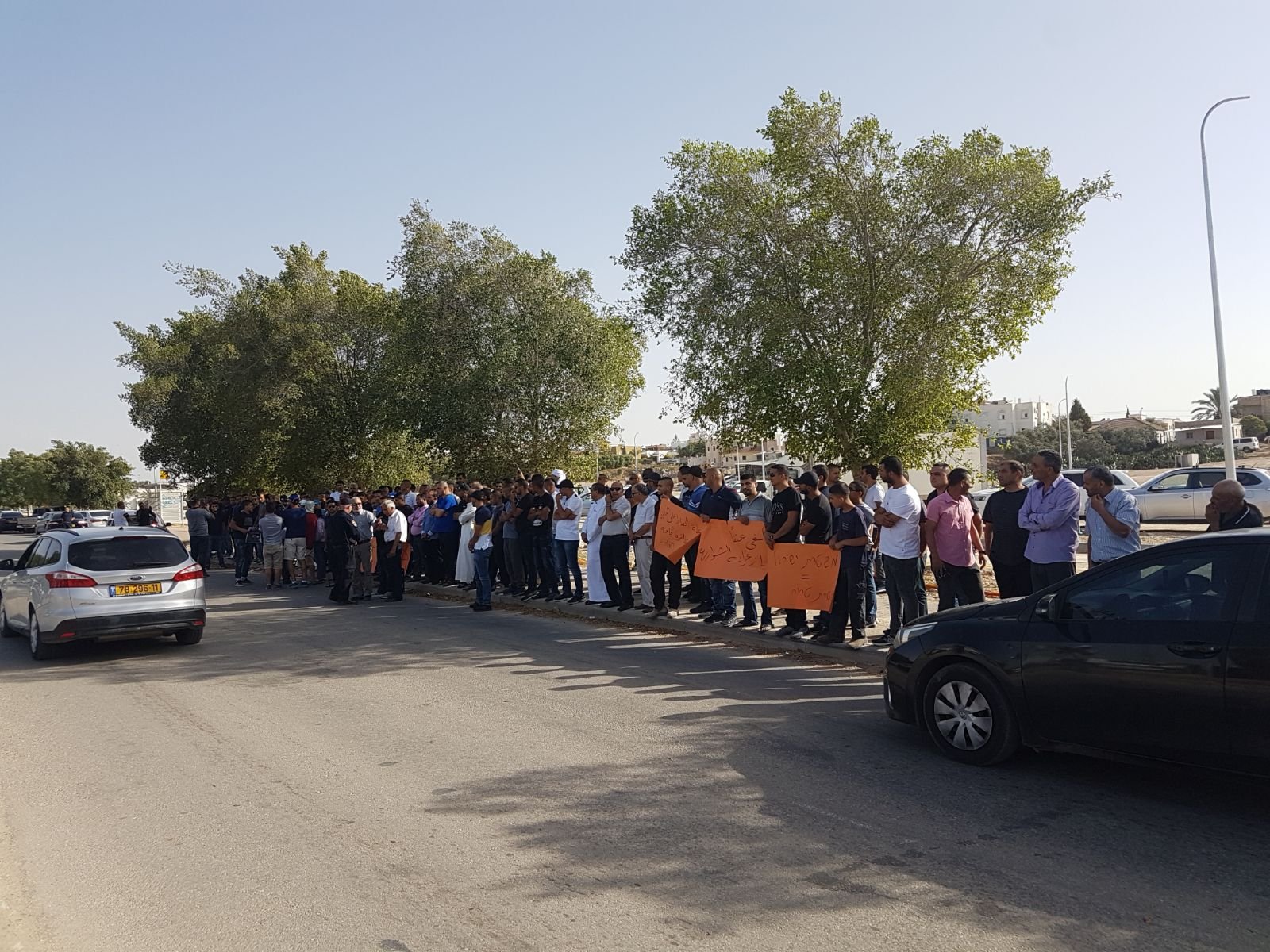 رهط: مظاهرة منددة بعنف الشرطة تجاه المواطنين العرب-2