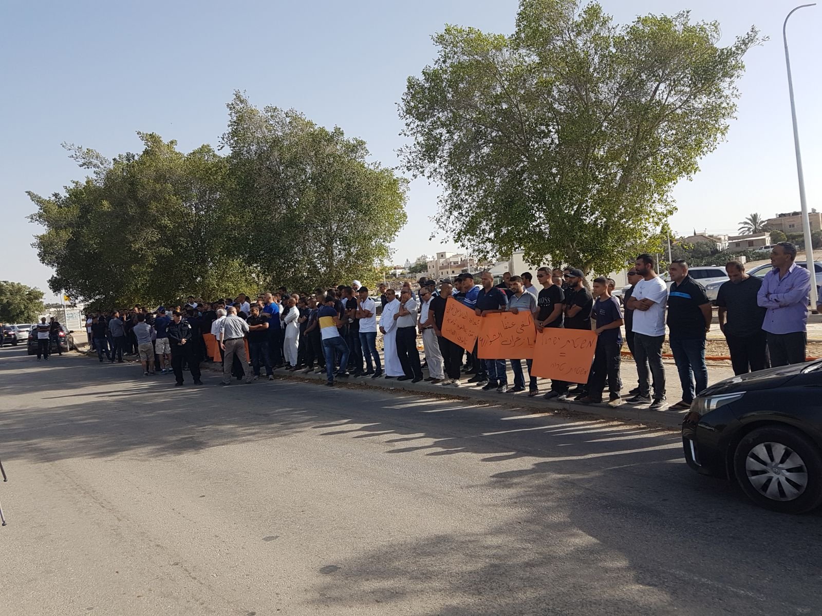 رهط: مظاهرة منددة بعنف الشرطة تجاه المواطنين العرب-6